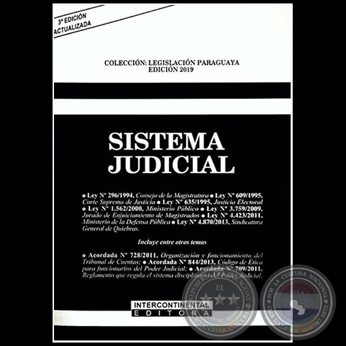 SISTEMA JUDICIAL - 3ª EDICIÓN ACTUALIZADA - Año 2019